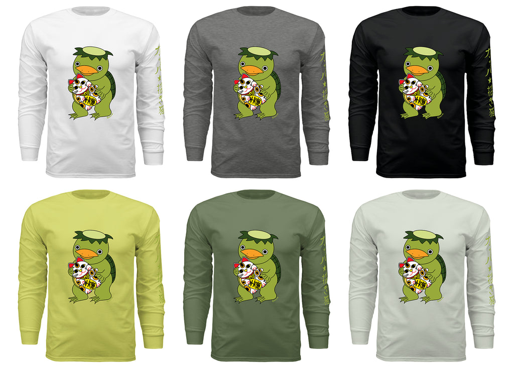 Kappa and Lucky cat Long Sleeve  - Unisex