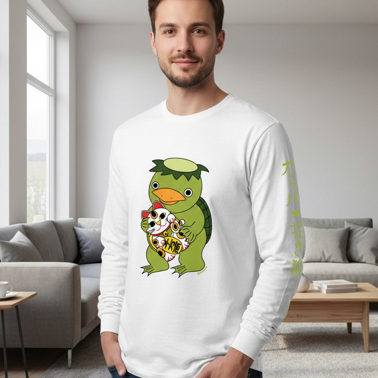 Kappa and Lucky cat Long Sleeve  - Unisex