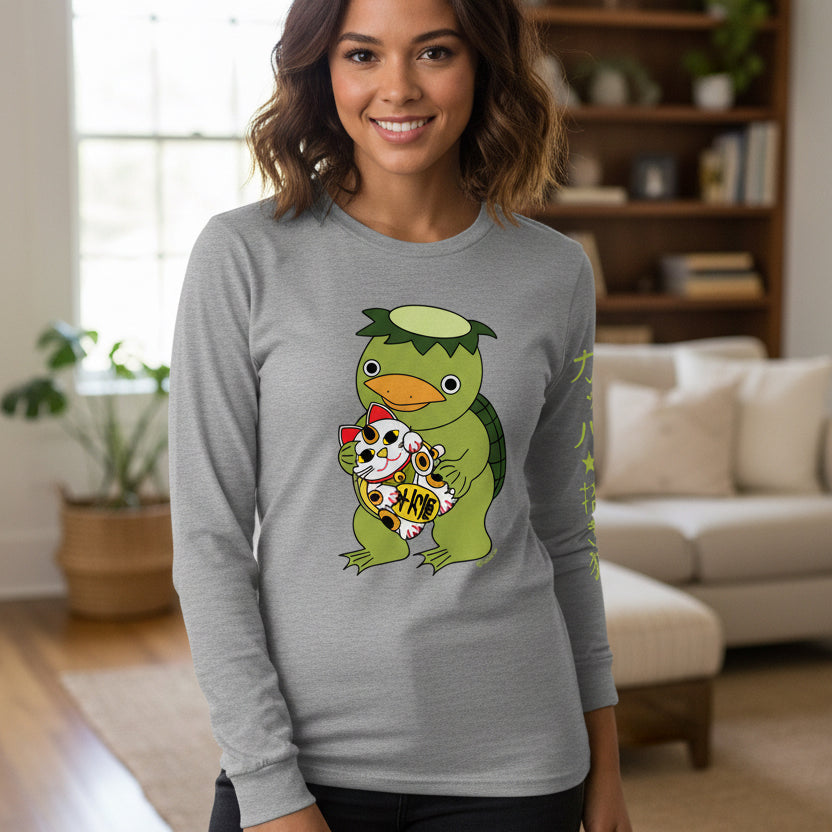Kappa and Lucky cat Long Sleeve  - Unisex