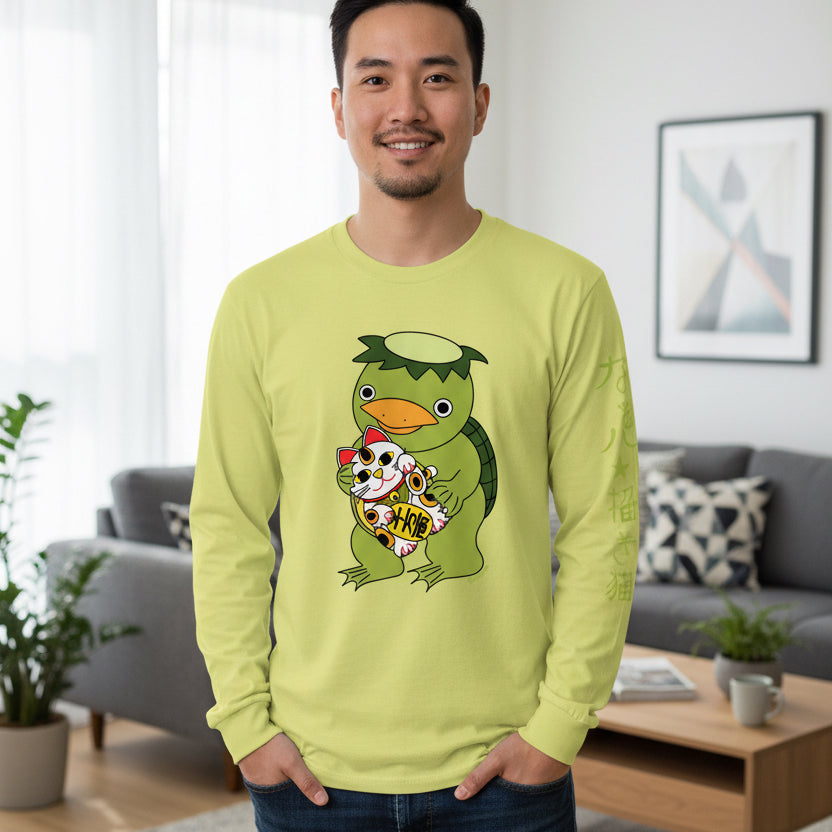 Kappa and Lucky cat Long Sleeve  - Unisex